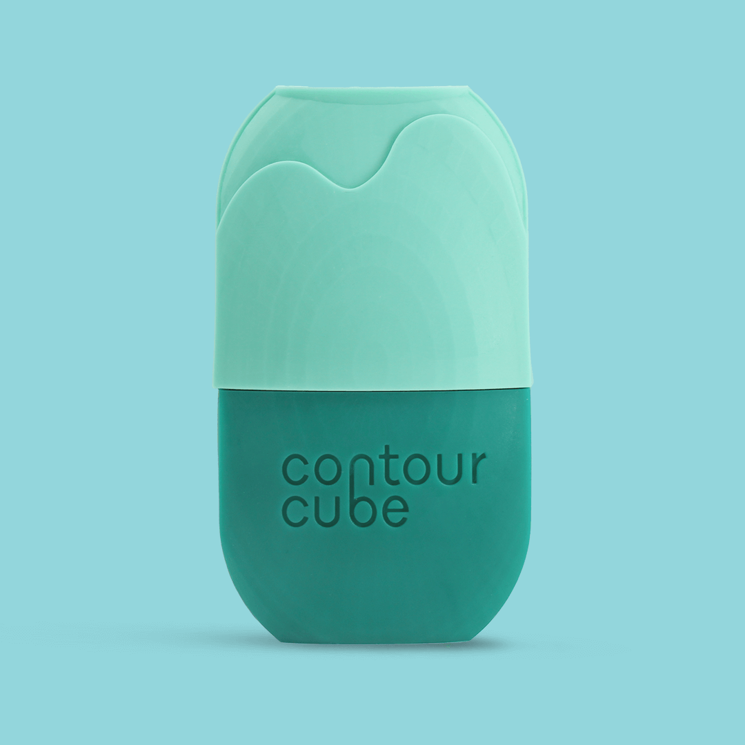 Controu Cube Skin Icing Tool | Contour Cube Ice Facial Tool | Pink Gua Cube Ice Gua Sha