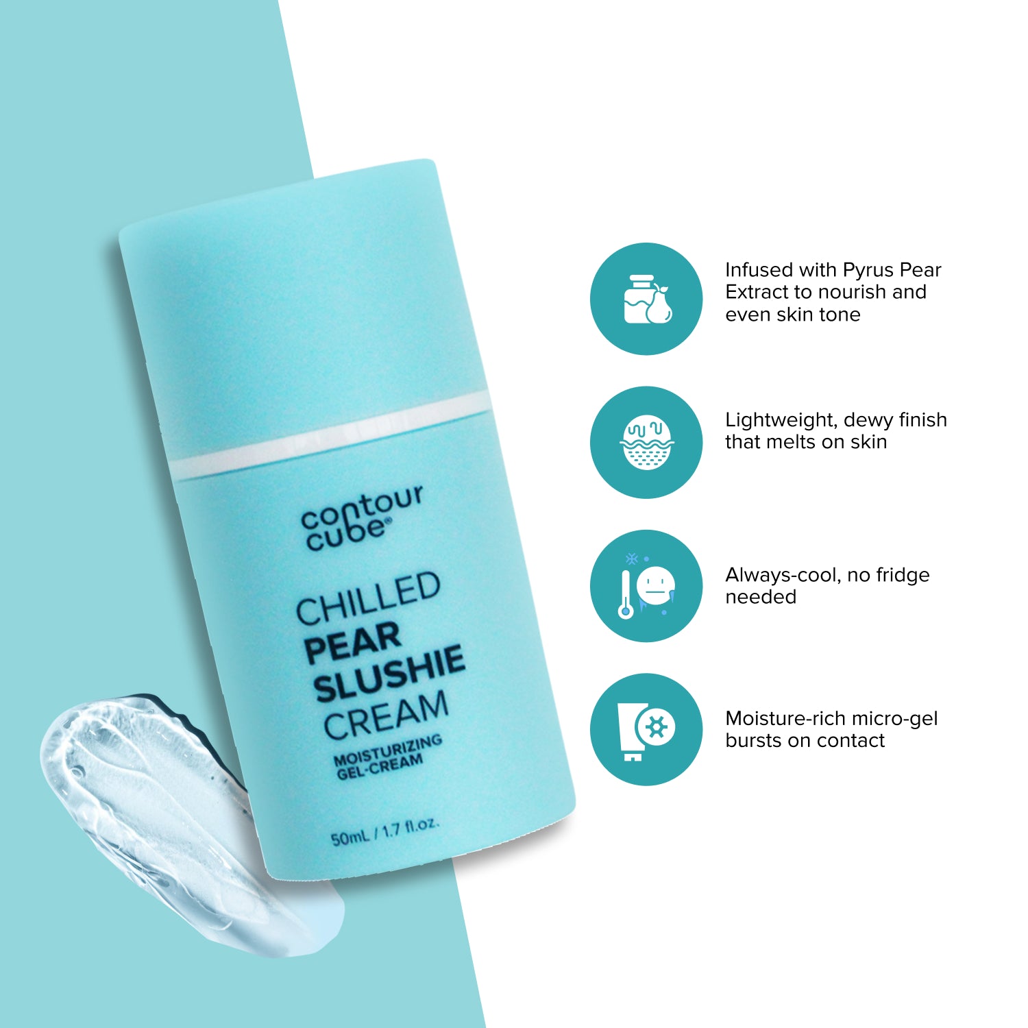 Chilled Pear Slushie Cream | Cool Face Moisturizer